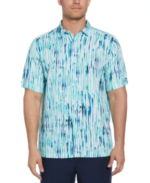Watercolor Stripe Print Shirt