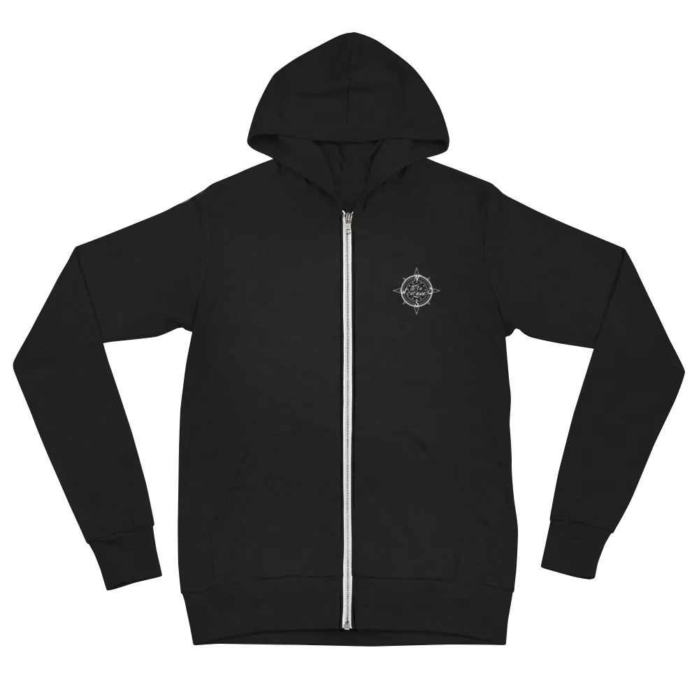 White Compass Logo Hoodie