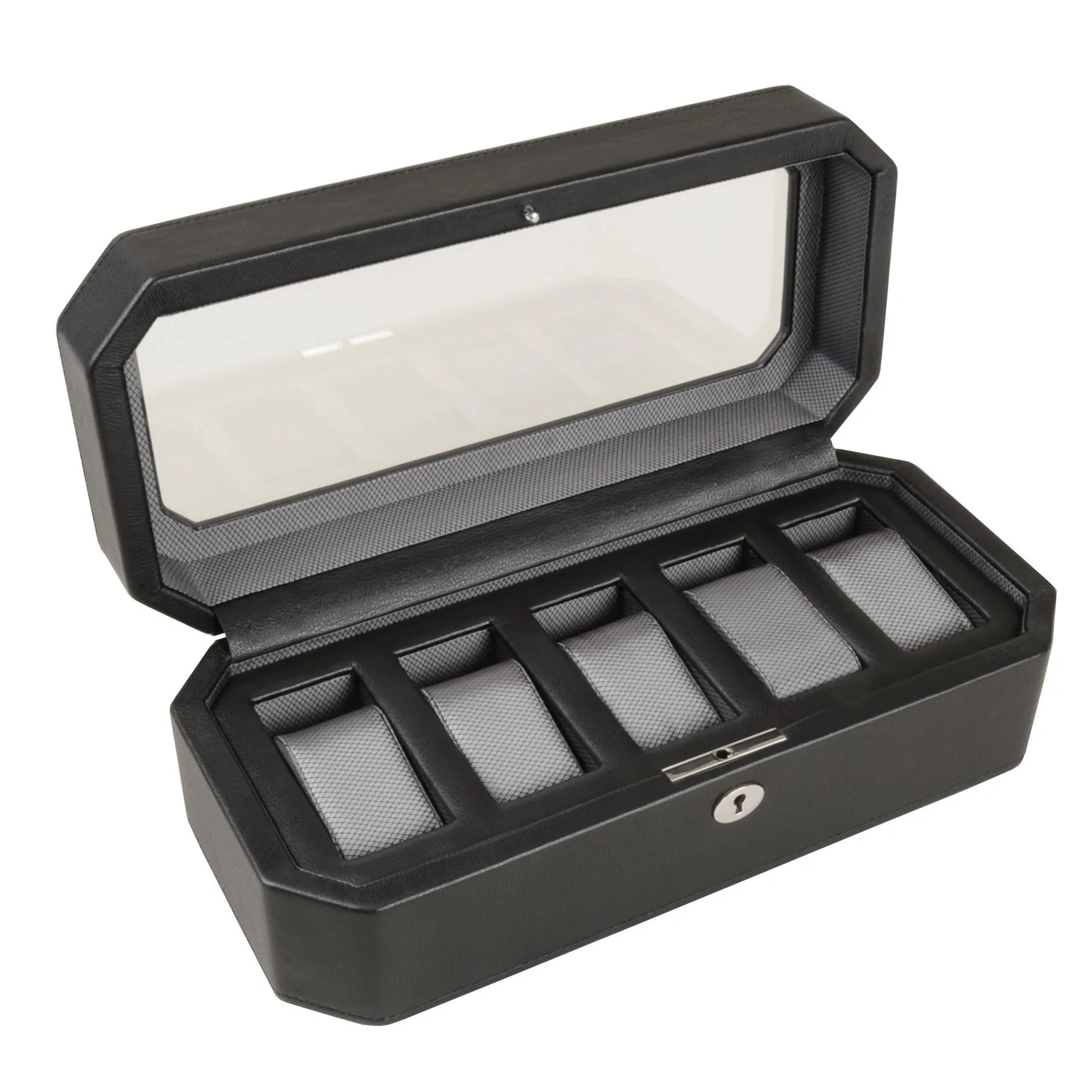 WOLF 5 Piece Windsor Watch Box with Cover