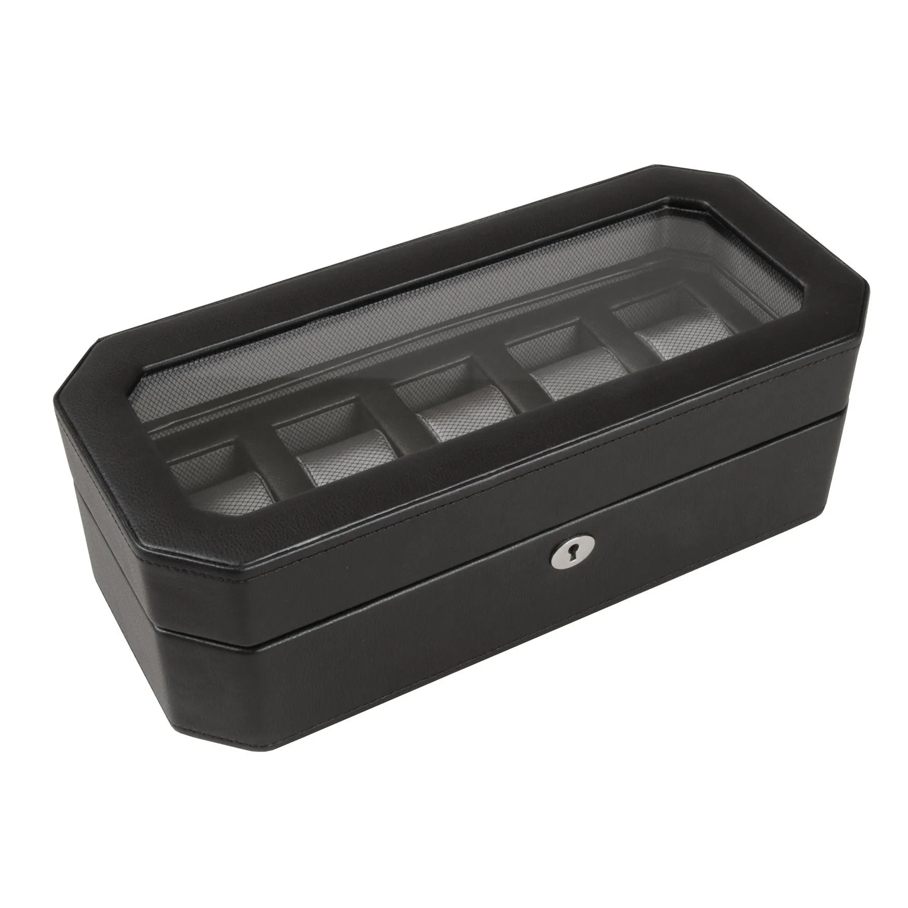 WOLF 5 Piece Windsor Watch Box with Cover