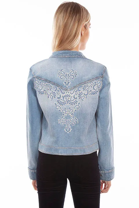 Women's Honey Creek Jacket Collection: Beaded Denim Jean